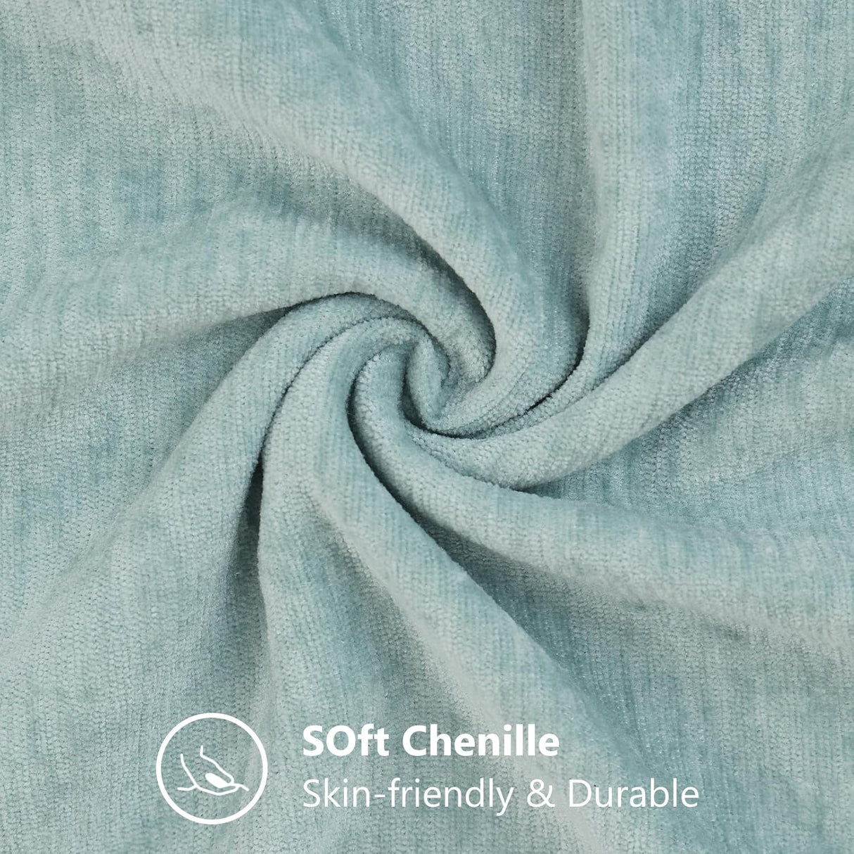 Fundas de Cojín Decorativas decorUhome 18x18 Set de 2 Chenille