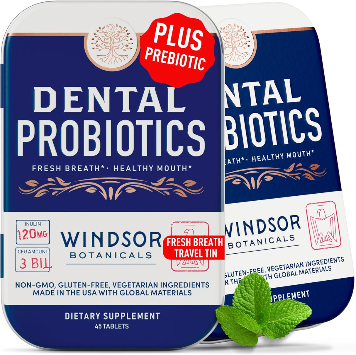 Probióticos Dentales 3BN CFU Lactobacillus Tablets Travel