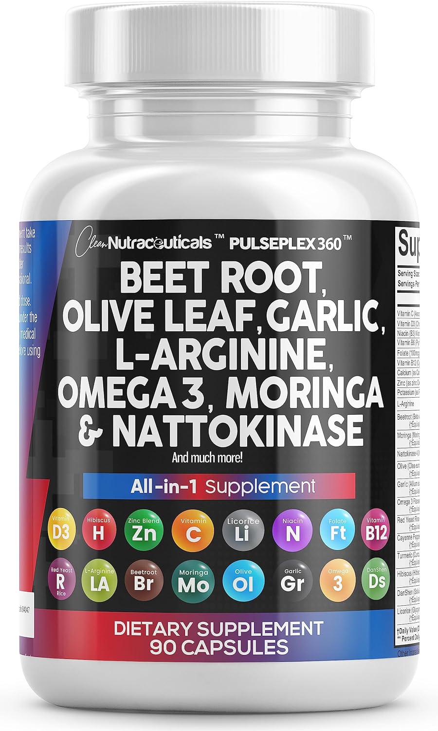 Suplemento Nutraceuticals de raíz de remolacha 6000 mg
