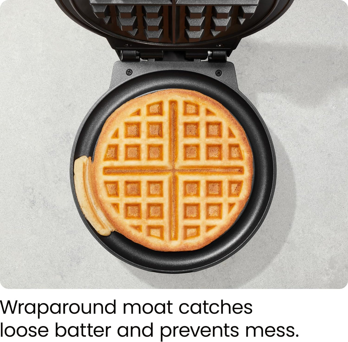 Máquina para hacer waffles belgas con control de temperatura