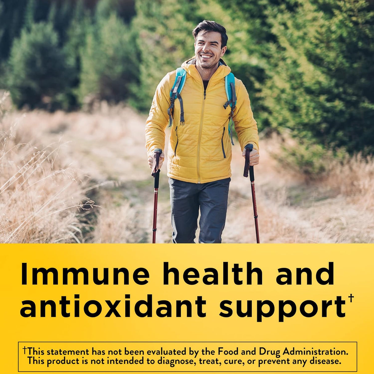 Suplementos de zinc extra resistentes de 30 mg 60 gomitas