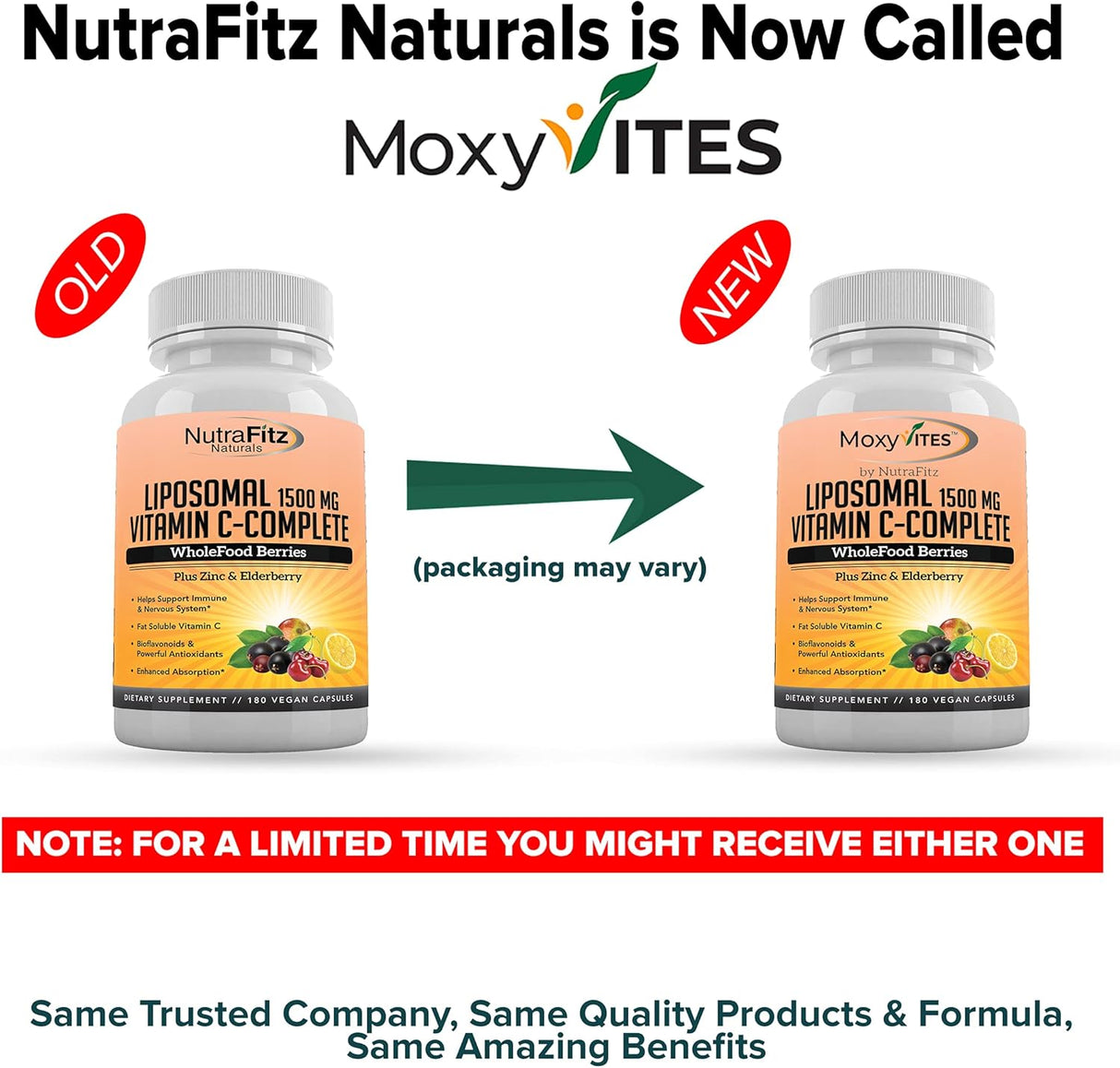 Suplementos Vitamina C liposomal con cápsulas de zinc 180 un