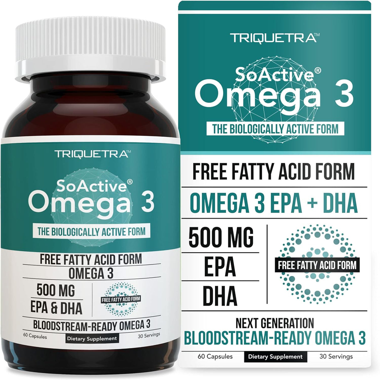 Omega 3 EPA y DHA | Absorción de hasta 95% | Ácidos Grasos