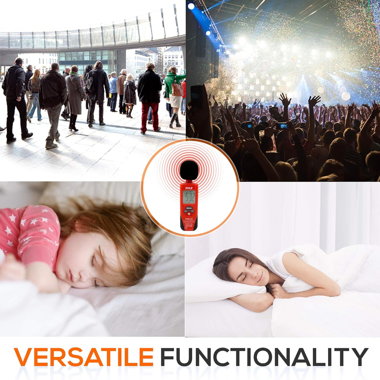 Medidor de nivel de sonido digital PYLE-METERS PSPL25