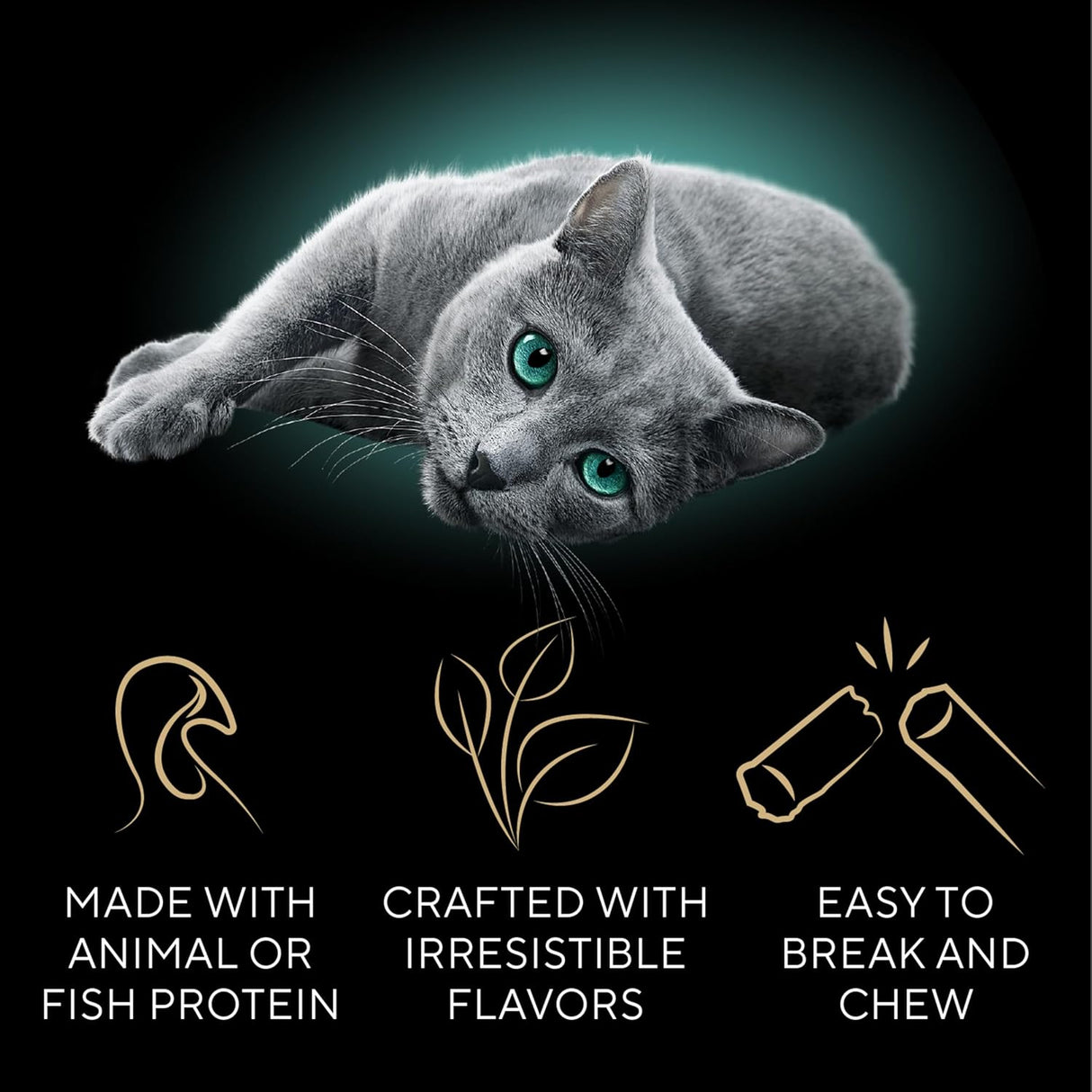 Sheba Golosinas Suaves para Gatos con Pollo y Atún, 40 Cts