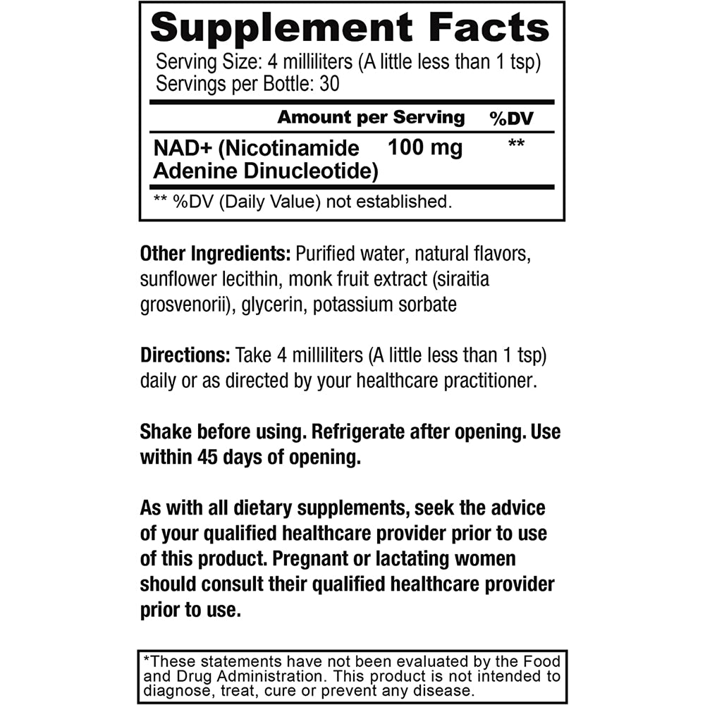 Suplemento Liposomal NAD+ de Core Med Science 100 mg