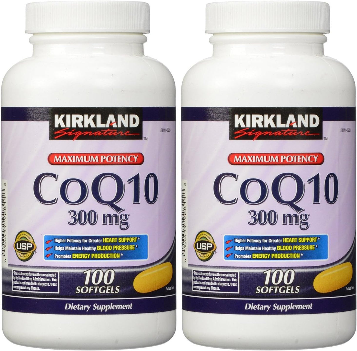 Kirkland CoQ10 300 mg 100 Cápsulas (Pack de 2)