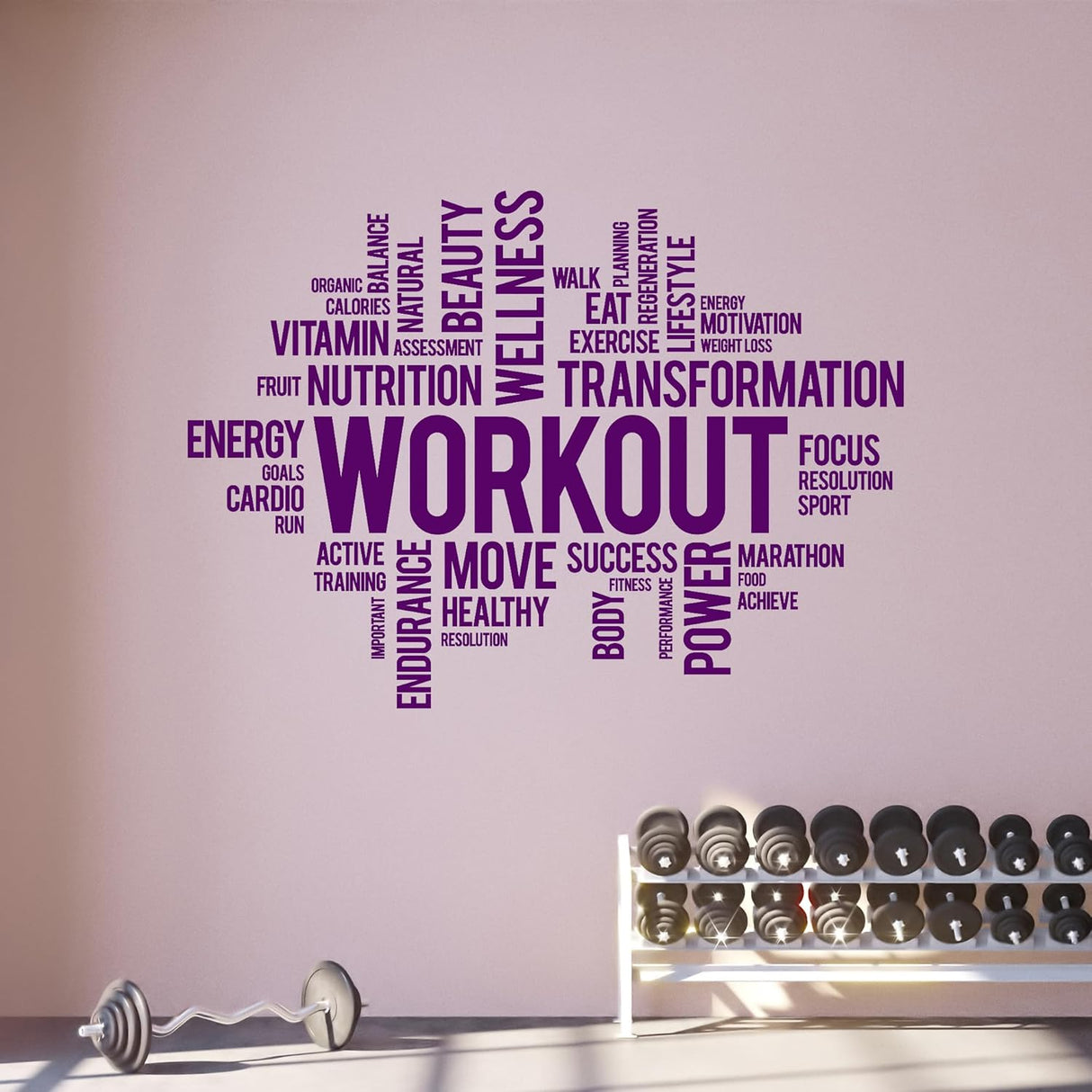 Vinilo Decorativo Motivacional para Gimnasio - Modelo ig6249