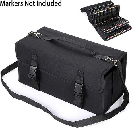 Estuche para Marcadores con 171 Ranuras y Soporte para Bolsa