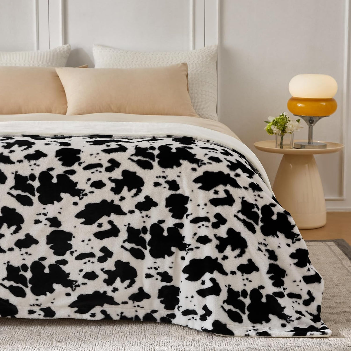 Manta de piel sintética COOVA, suave y cómoda 50x60 pulgadas