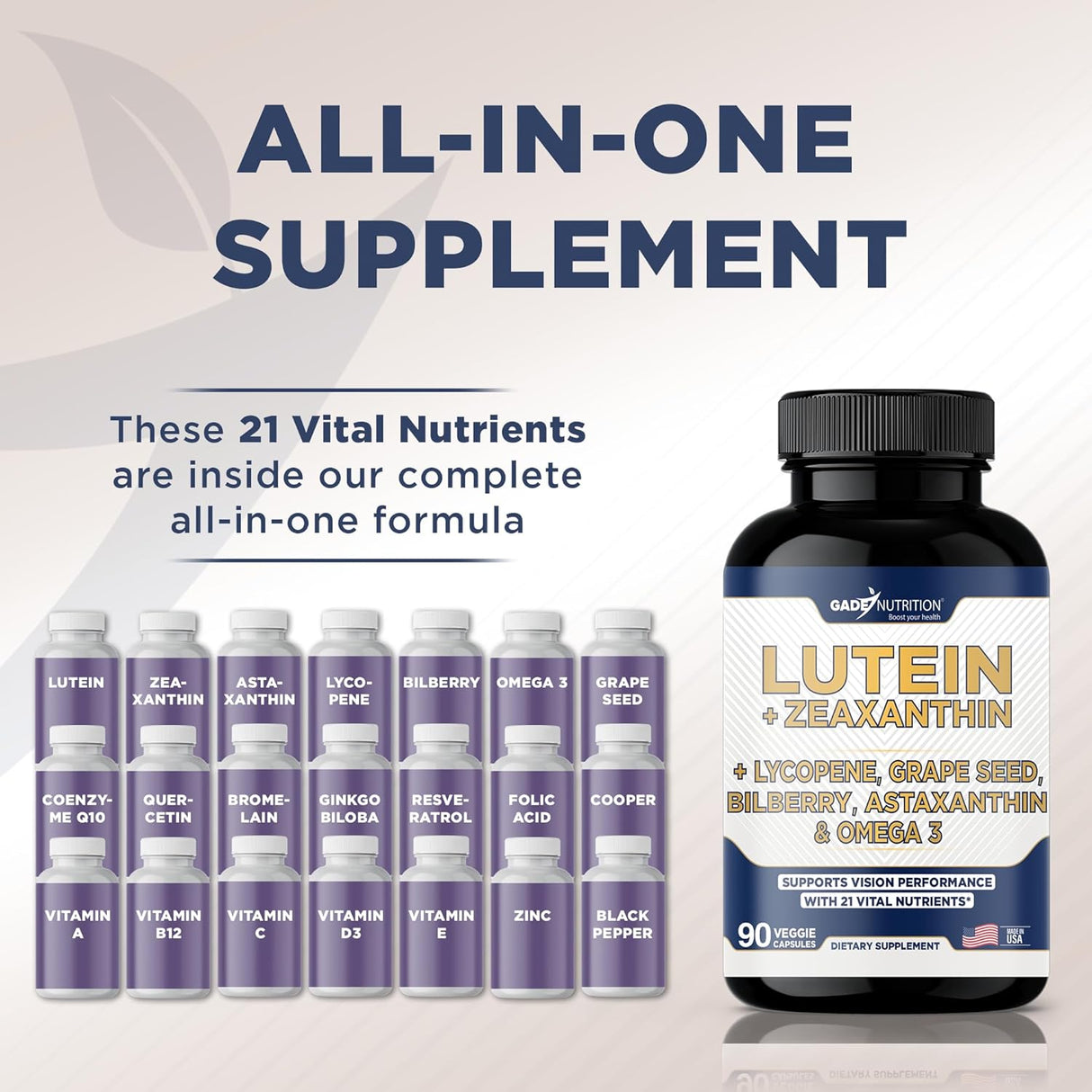 Suplementos de luteína y zeaxantina salud ocular Astaxantina