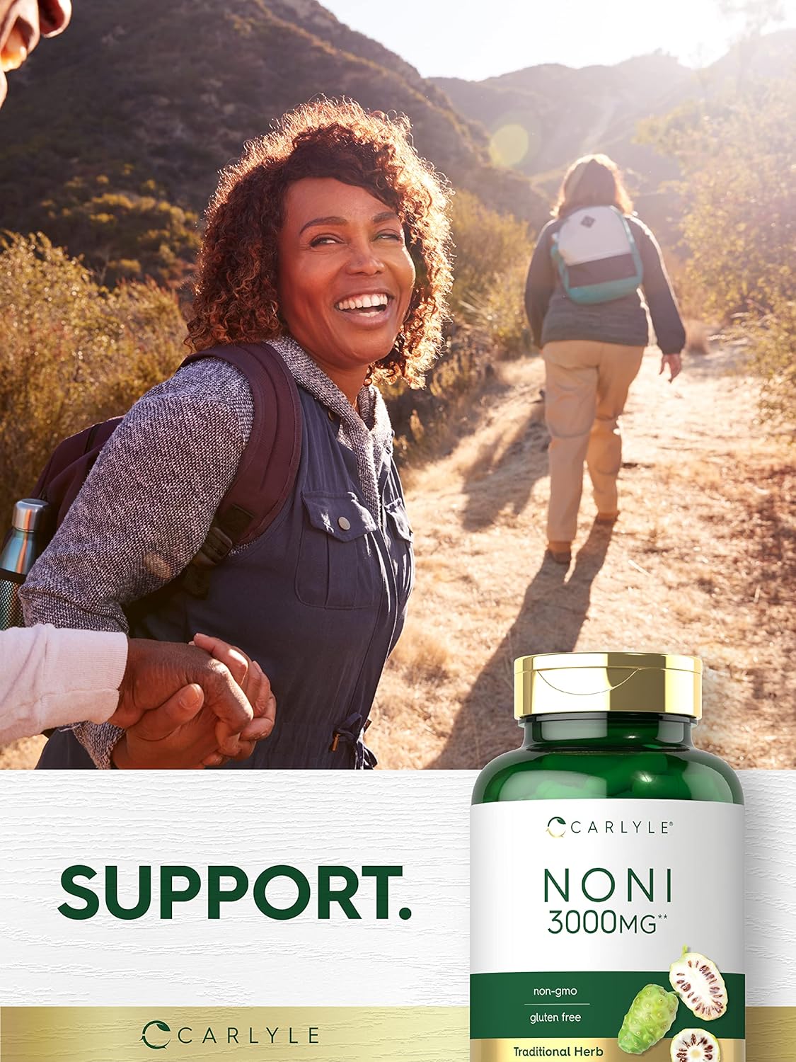 Suplemento Carlyle Cápsulas de frutas Noni de 3000 mg 240 u