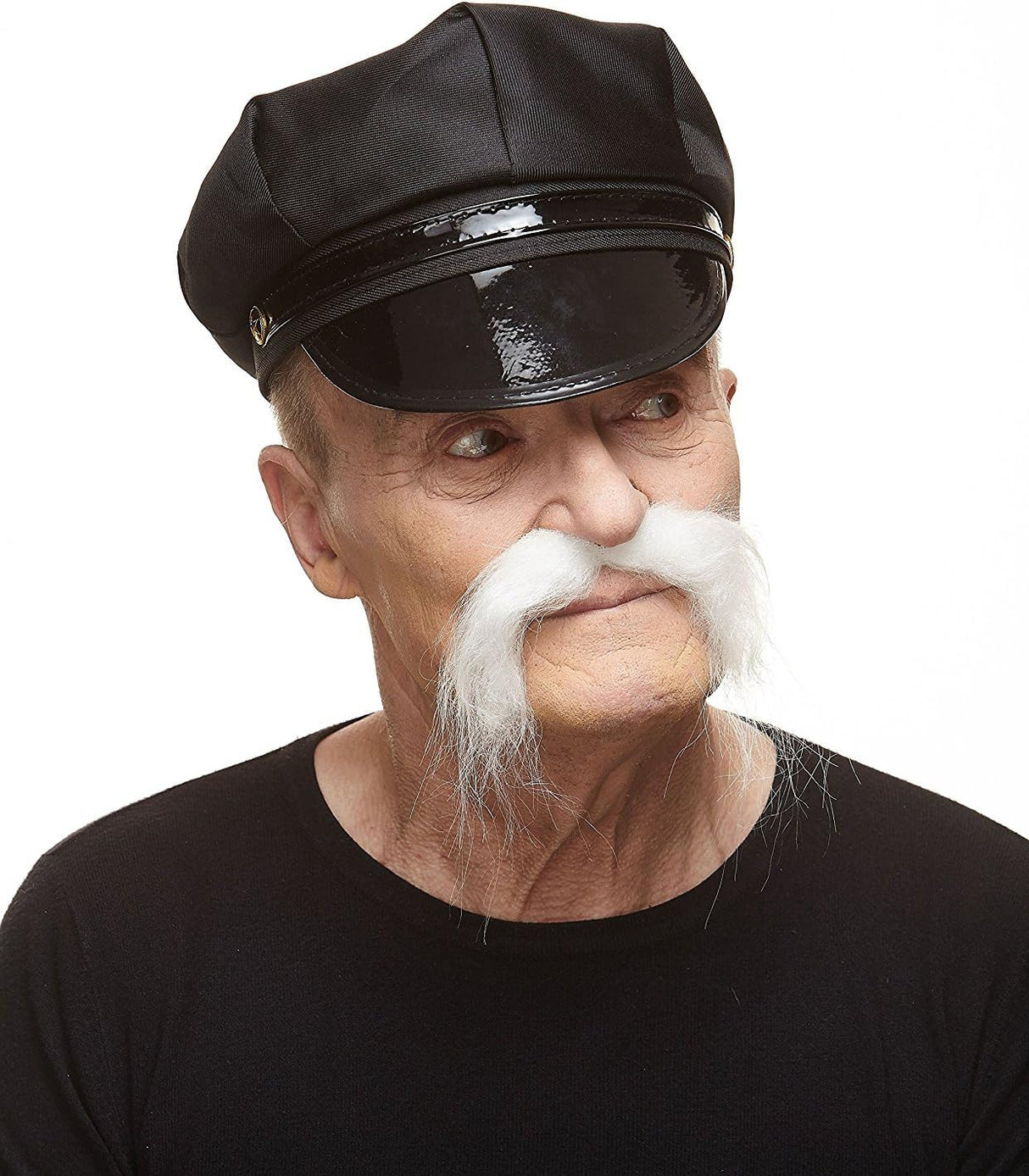 Falsas Patillas Adhesivas, Accesorio Divertido Fu Manchu