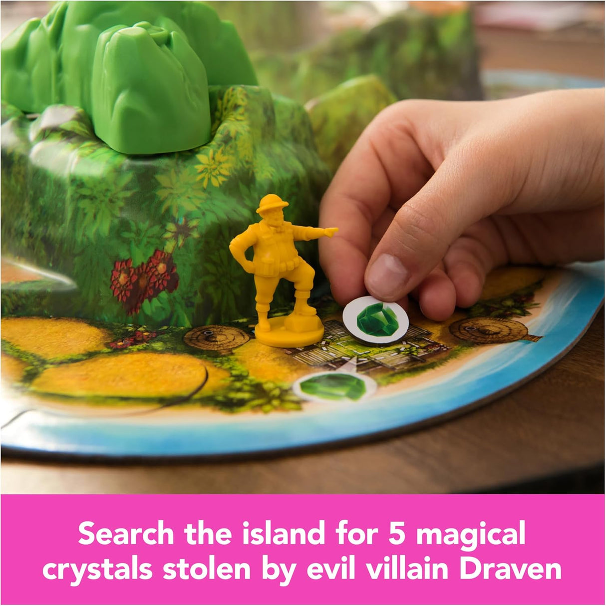 Juego de mesa Jumanji Stampede de Spin Master, cooperativo