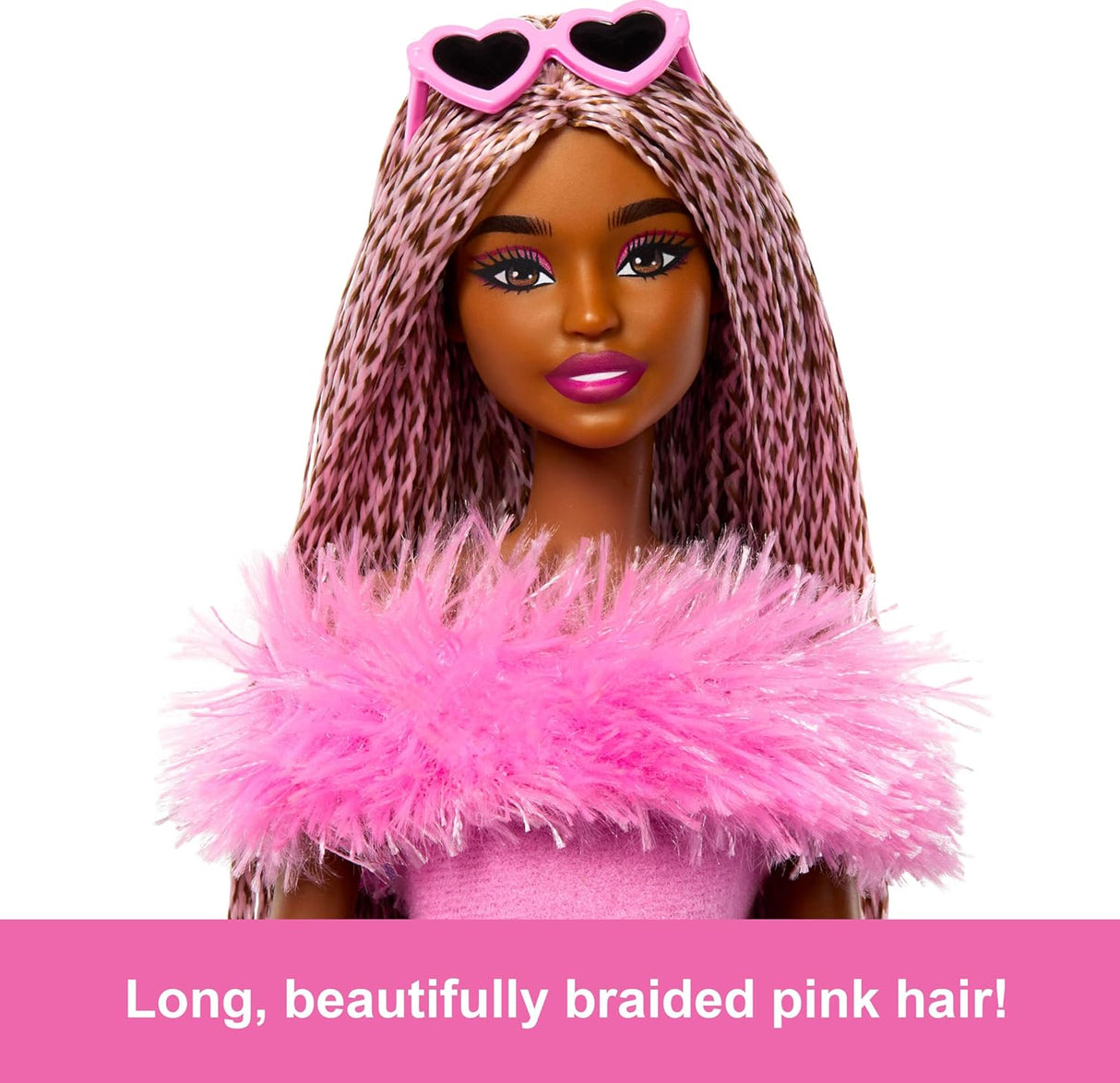 Barbie Deluxe Style Muñeca, Outfit Barbiecore, Trenzas, Accesorios