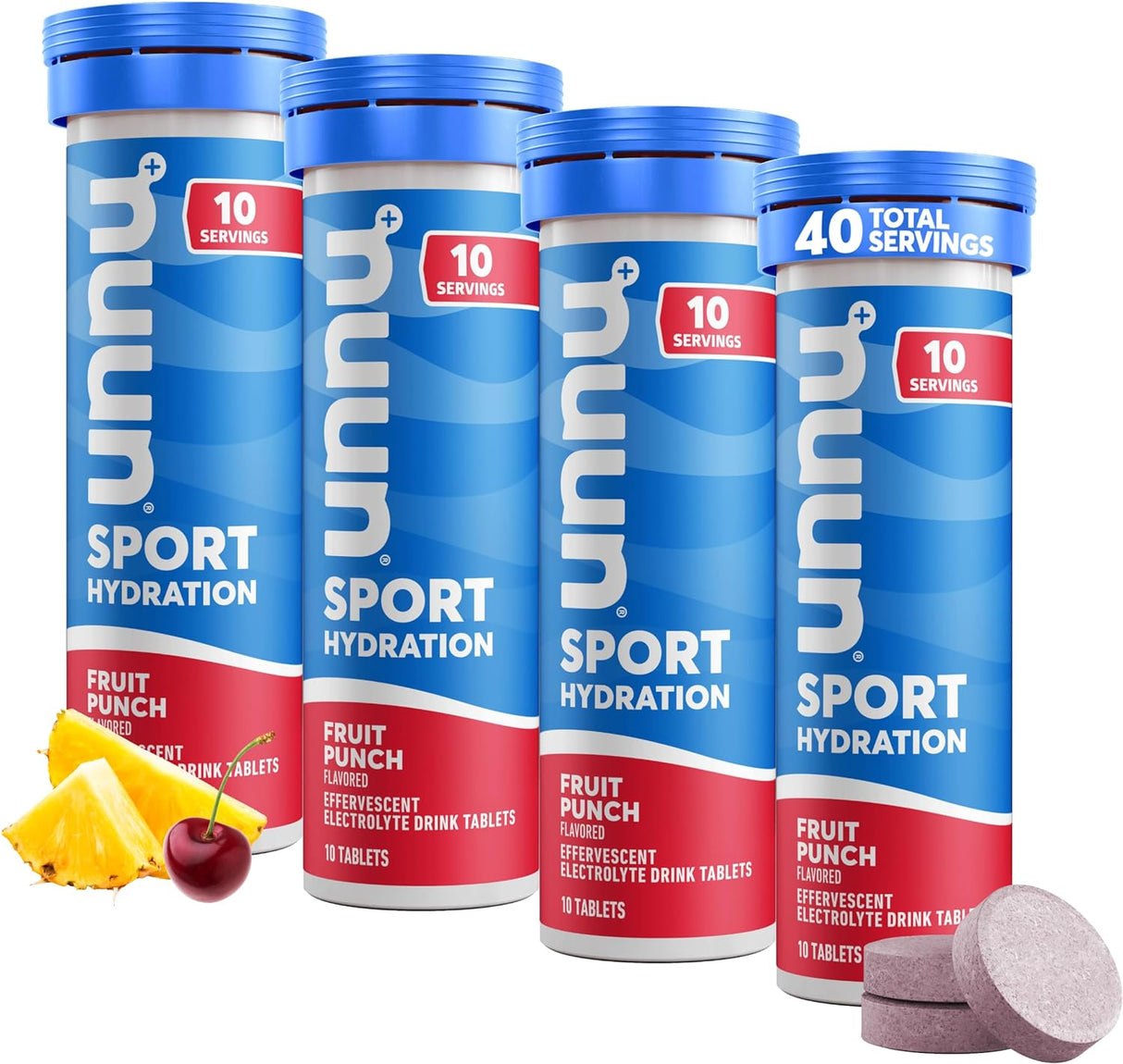 Suplemento Nuun Pastillas Hidratantes con Electrolitos 10 un