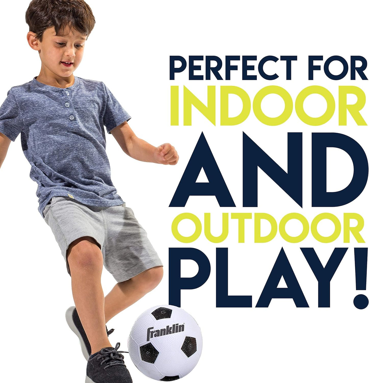 Franklin Sports Juego de portería de fútbol para niños