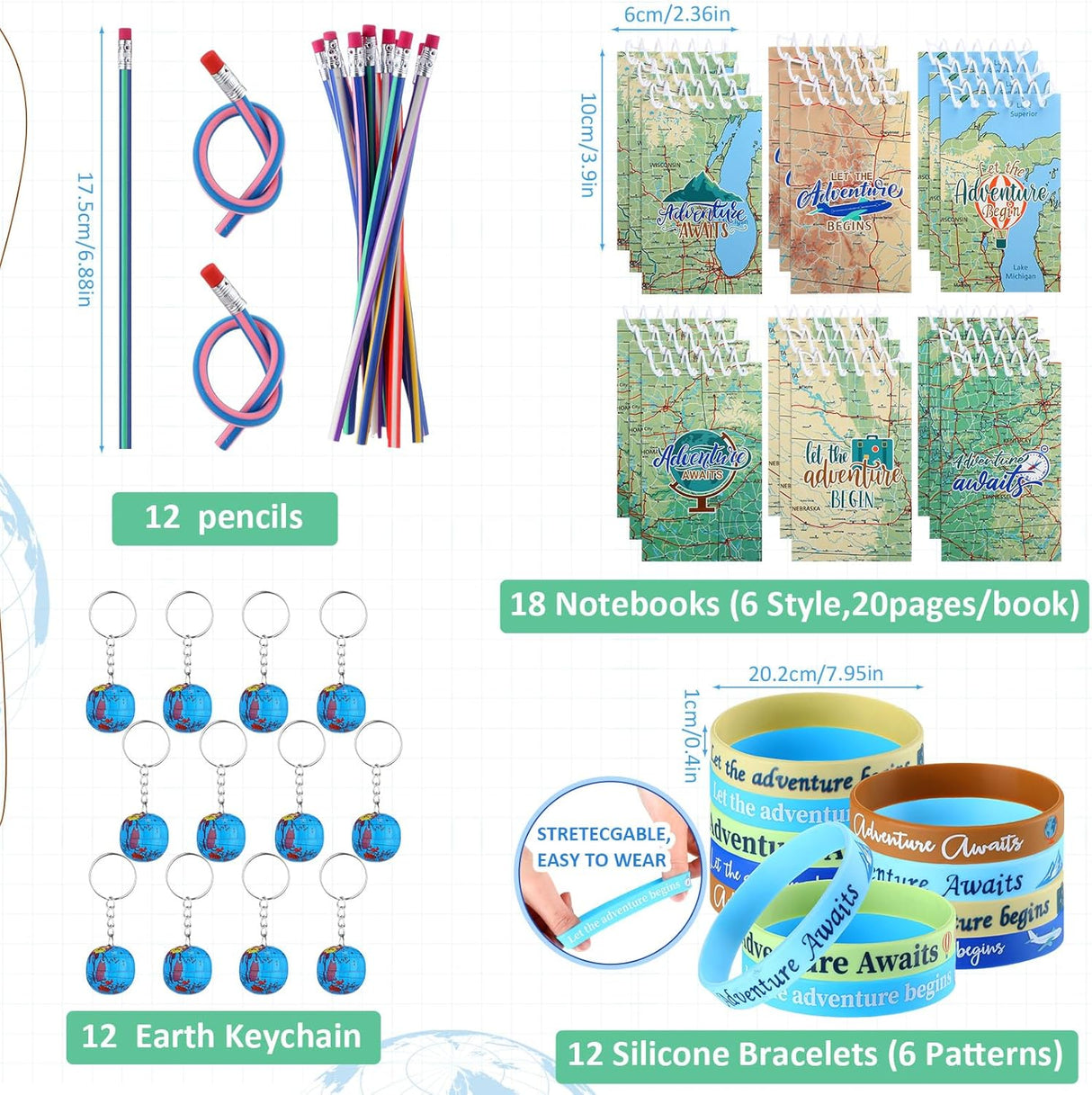 Recuerdos Viaje: Llaveros Avión, Mochila, Pulseras y Más