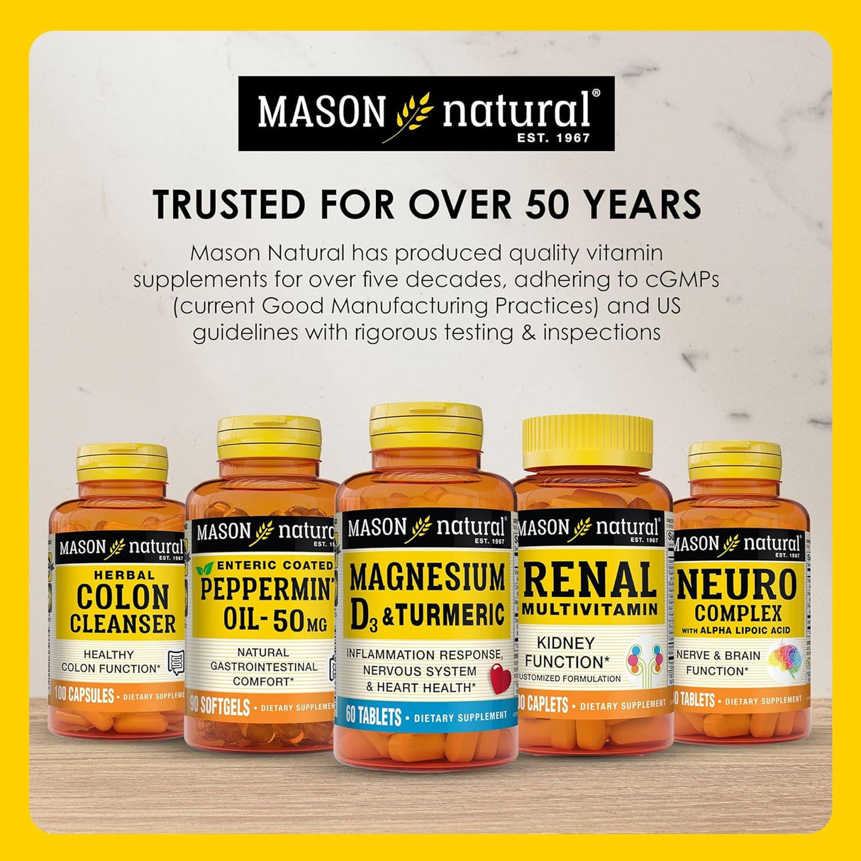MASON NATURAL B-Complex Estrés + Zinc 6M 3Pack