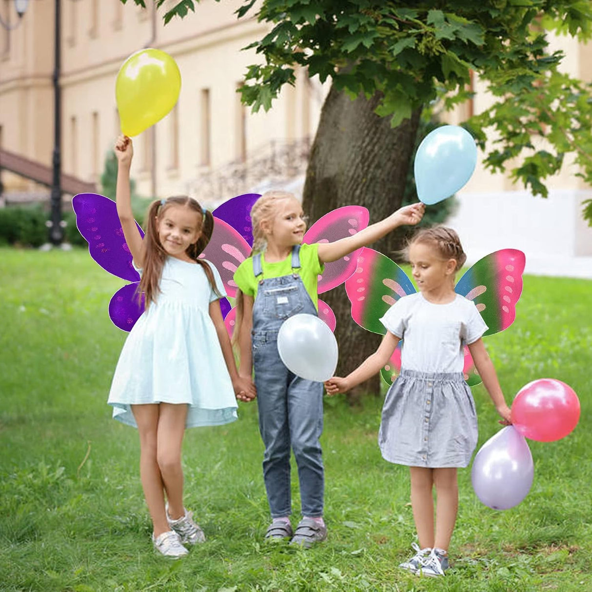 Disfraces de Alas de hada para niñas talla única verde