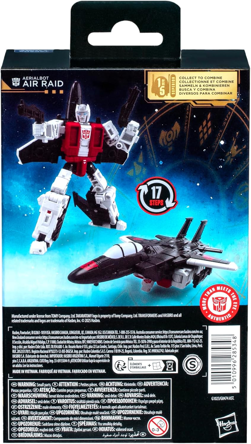 Transformers Aerialbot Air Raid, Figura de Acción Deluxe 5.5