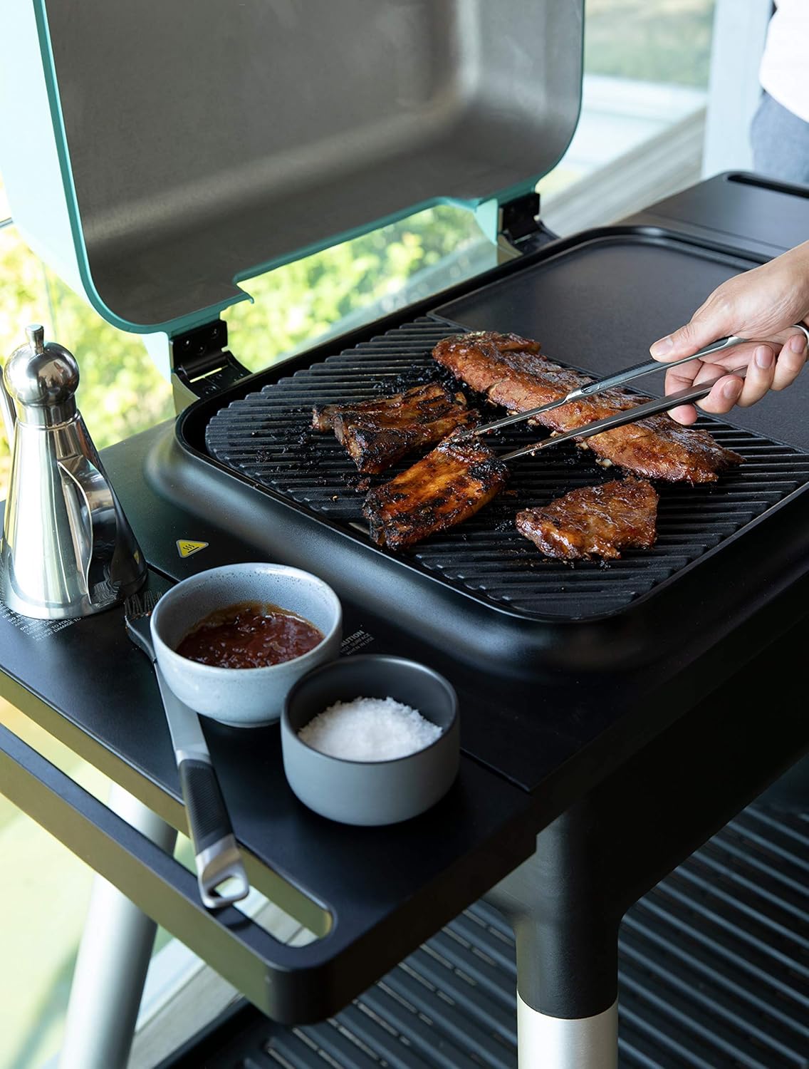 Parrilla de Gas Portátil Everdure FORCE 2 Quemadores, 388 in²