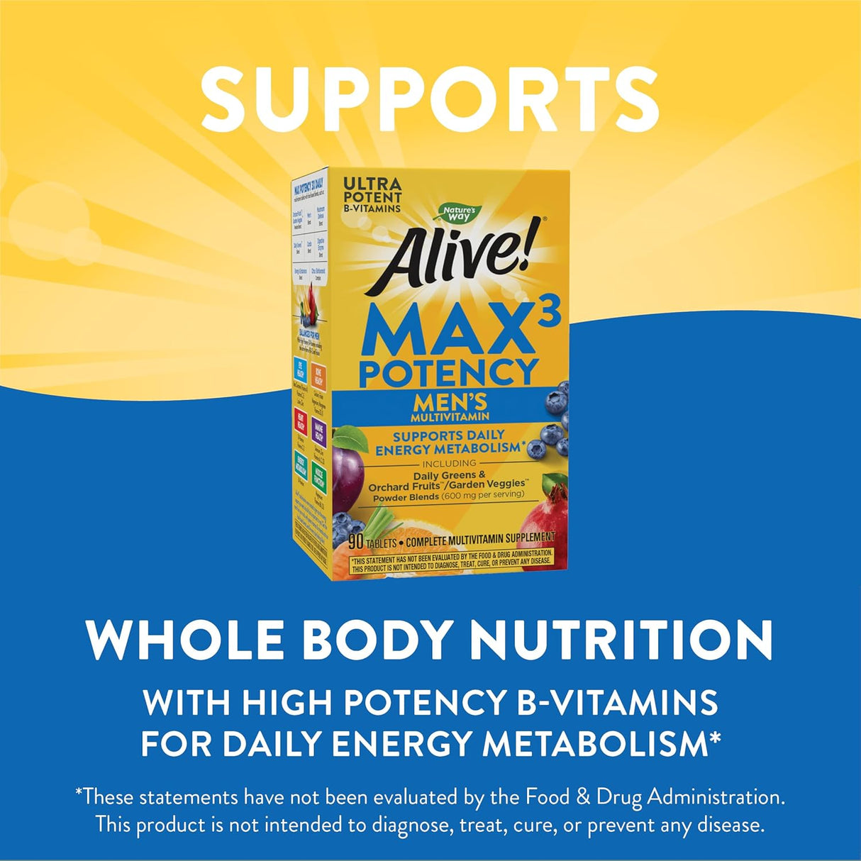 Multivitaminas Nature's Way Alive máxima potencia