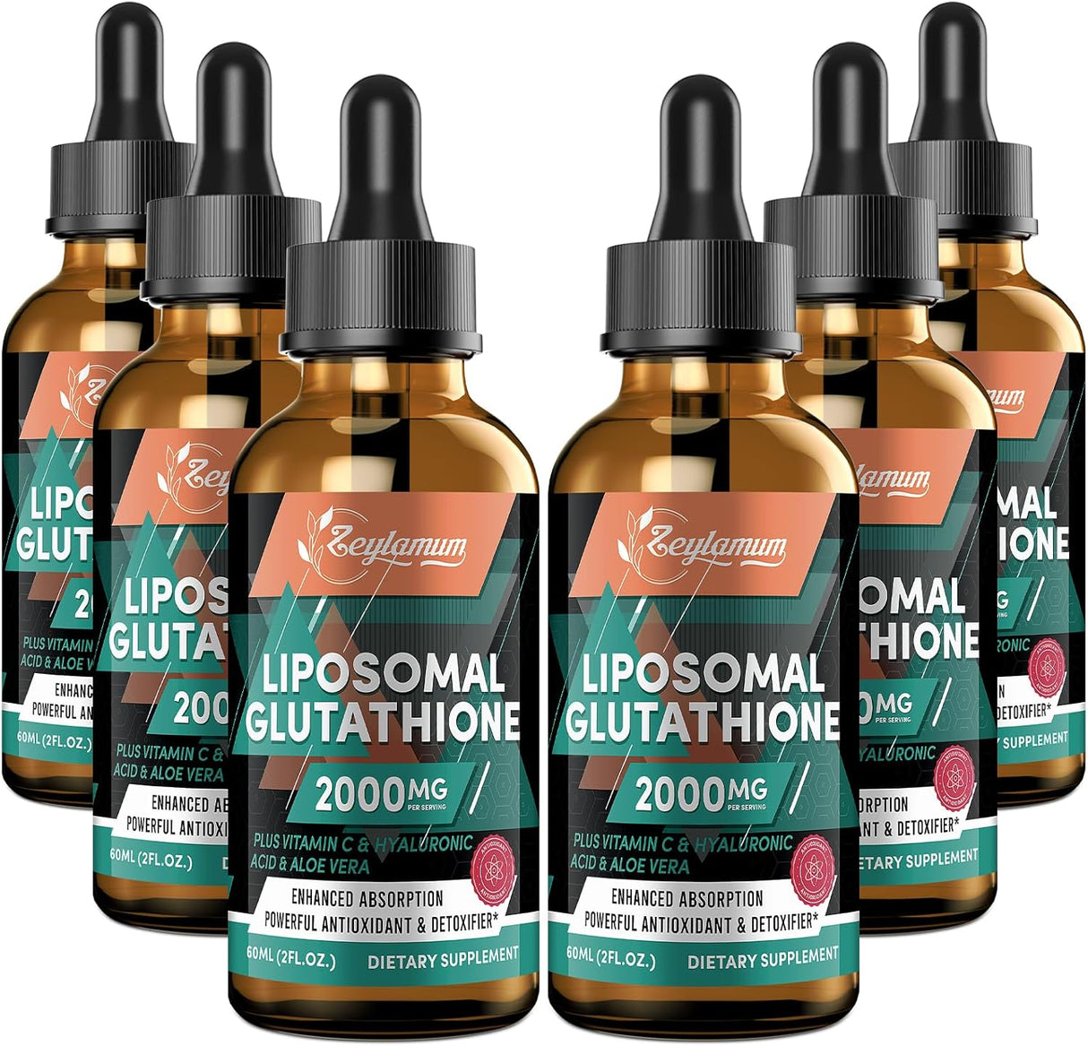 Suplemento de glutatión con vitamina C ácido hialurónico