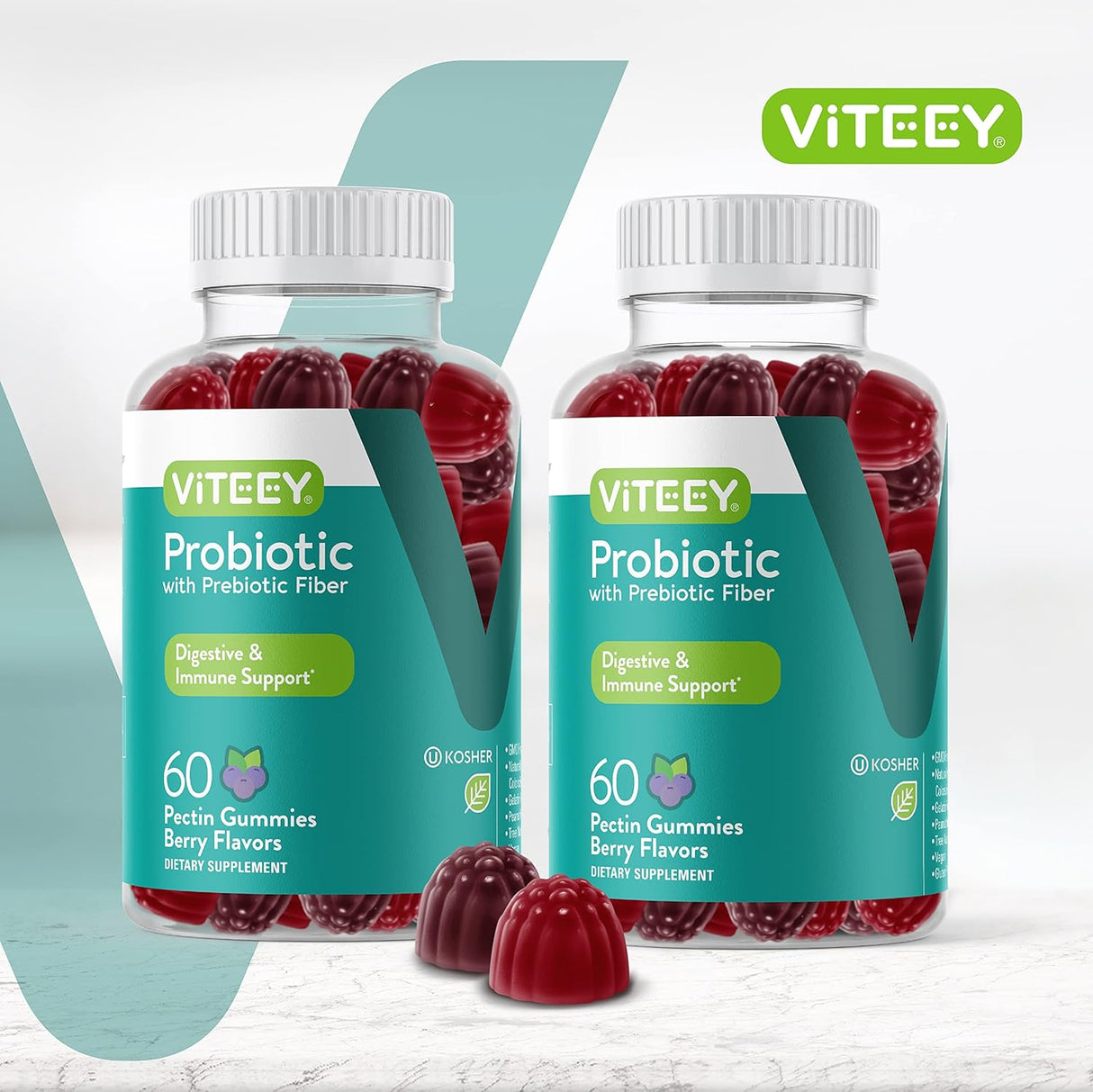 Suplementos de probióticos extra fuertes Viteey