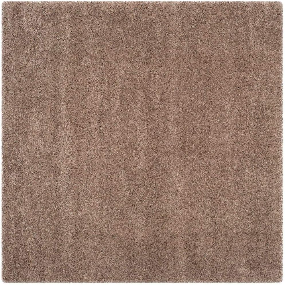 Alfombra shag premium cuadrada de 5'3, modelo SG151