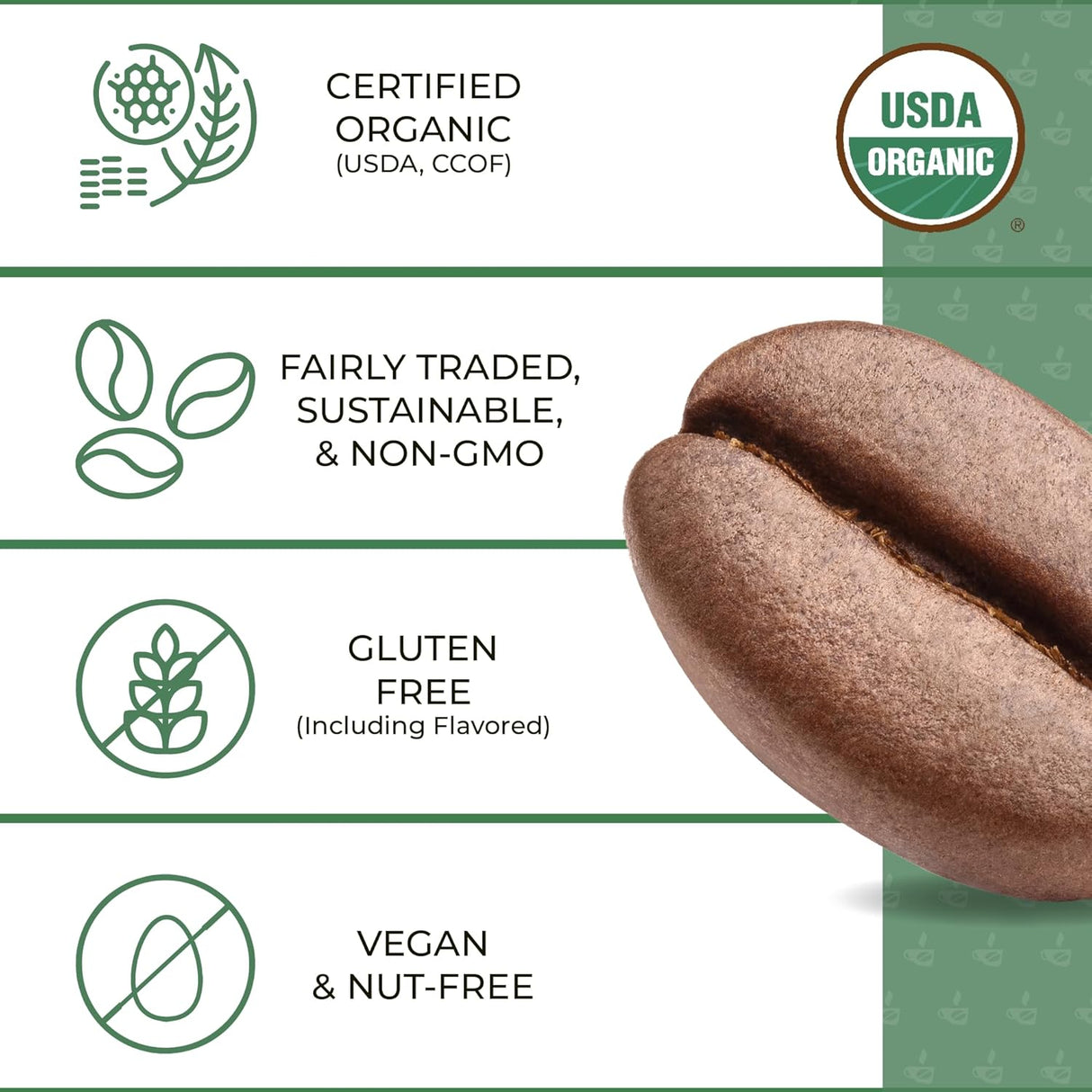 Café Molido Orgánico Descafeinado Aloha Bean 16 oz, The Bean