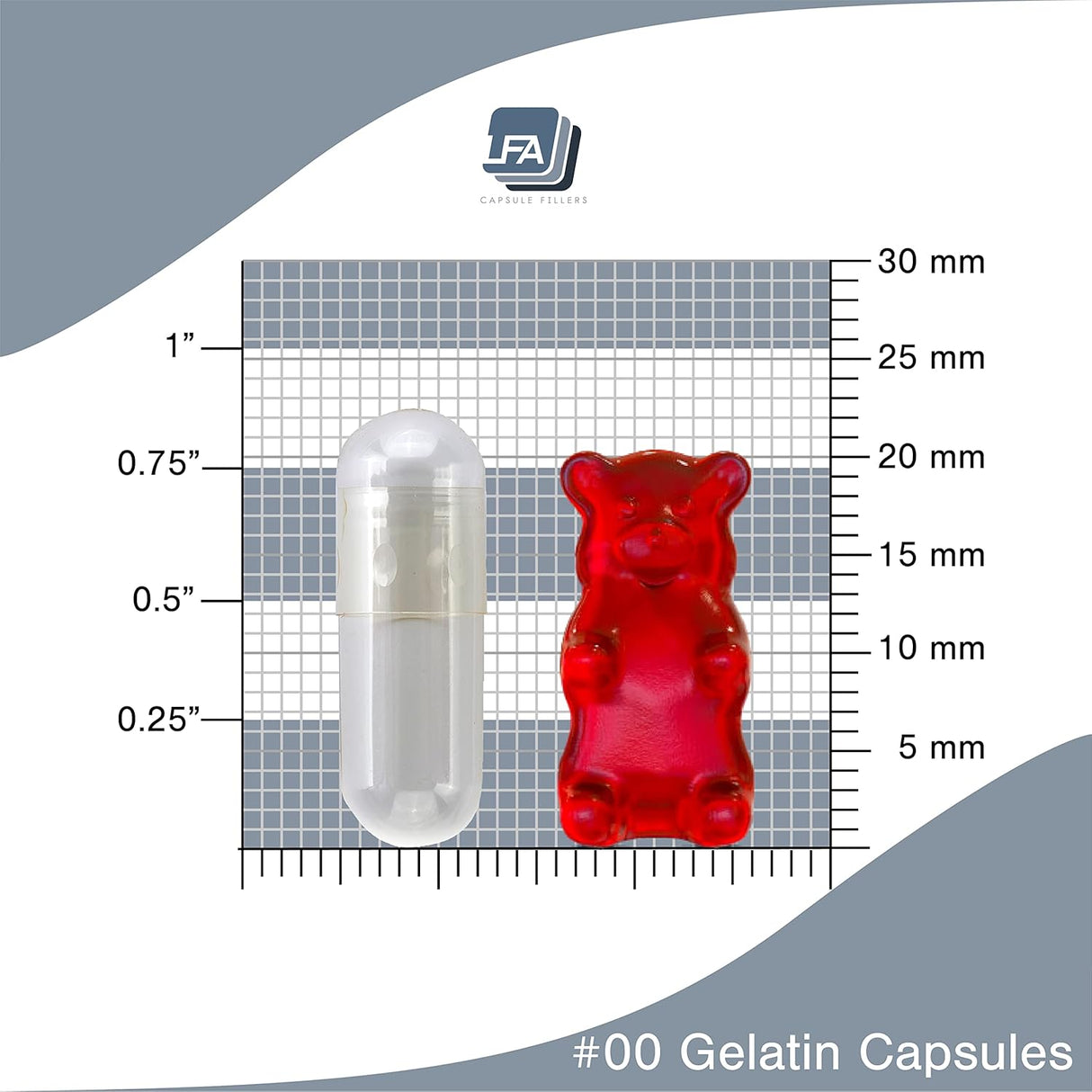 Cápsulas Vacías Tamaño 00 - Gelatina - 1000 Contenido - Halal