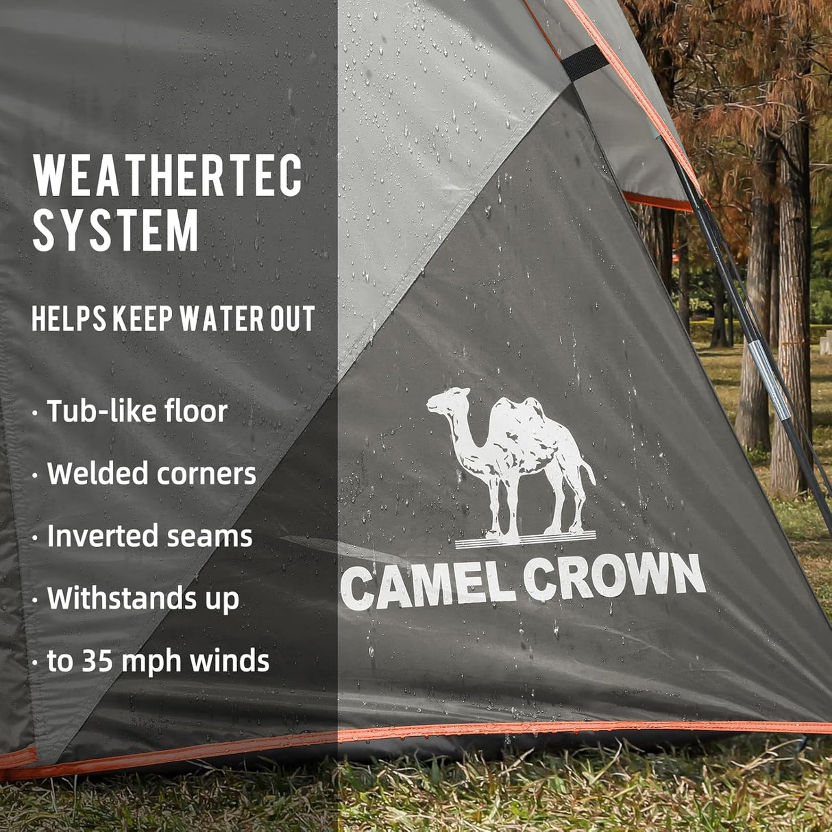 Tienda de campaña CAMEL CROWN para 4/6 personas impermeable