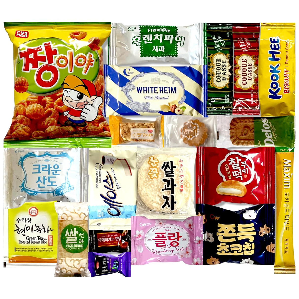 Caja de Snacks Coreanos Dagaon - 20 Variedades Deliciosas