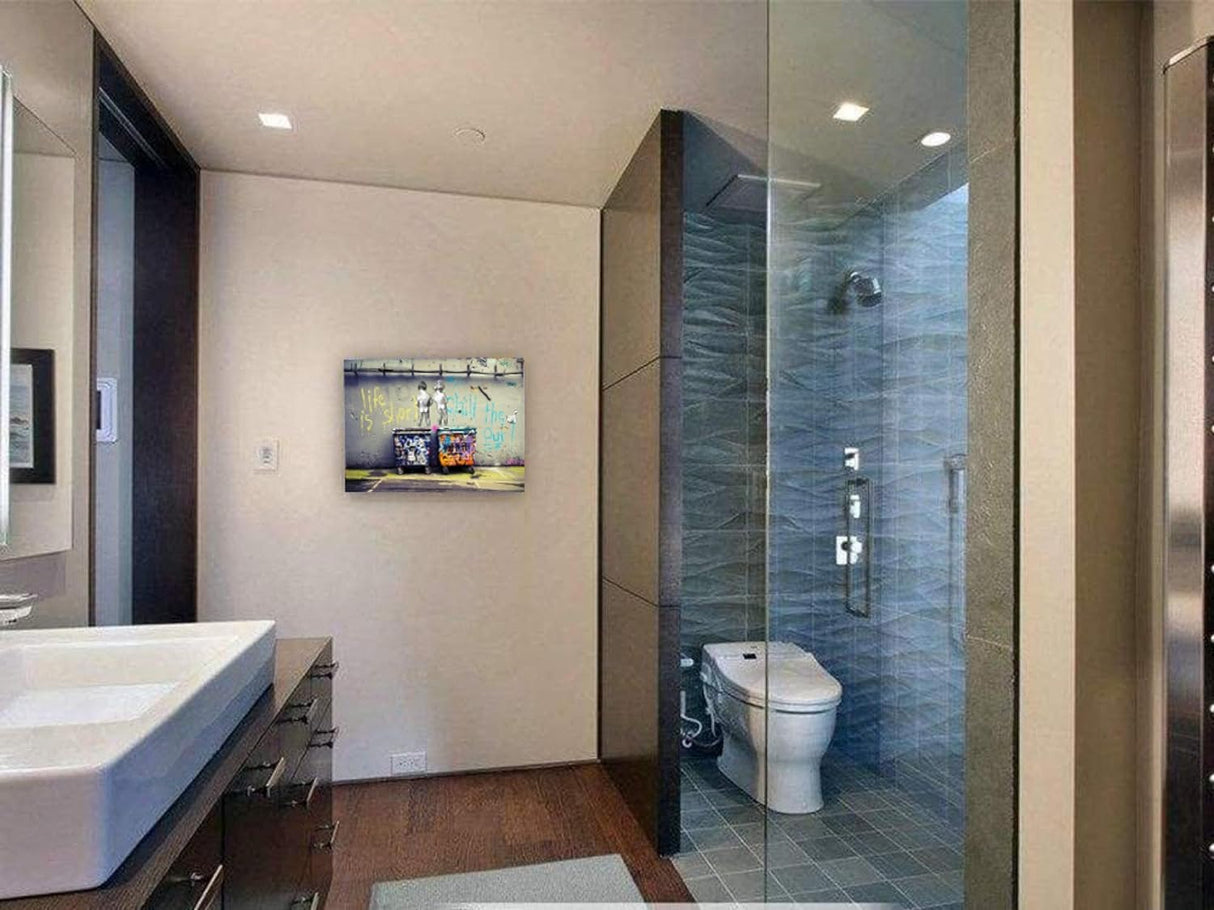 Pósteres artísticos Life Is Short Chill the Duck Out 16x24 pulgadas