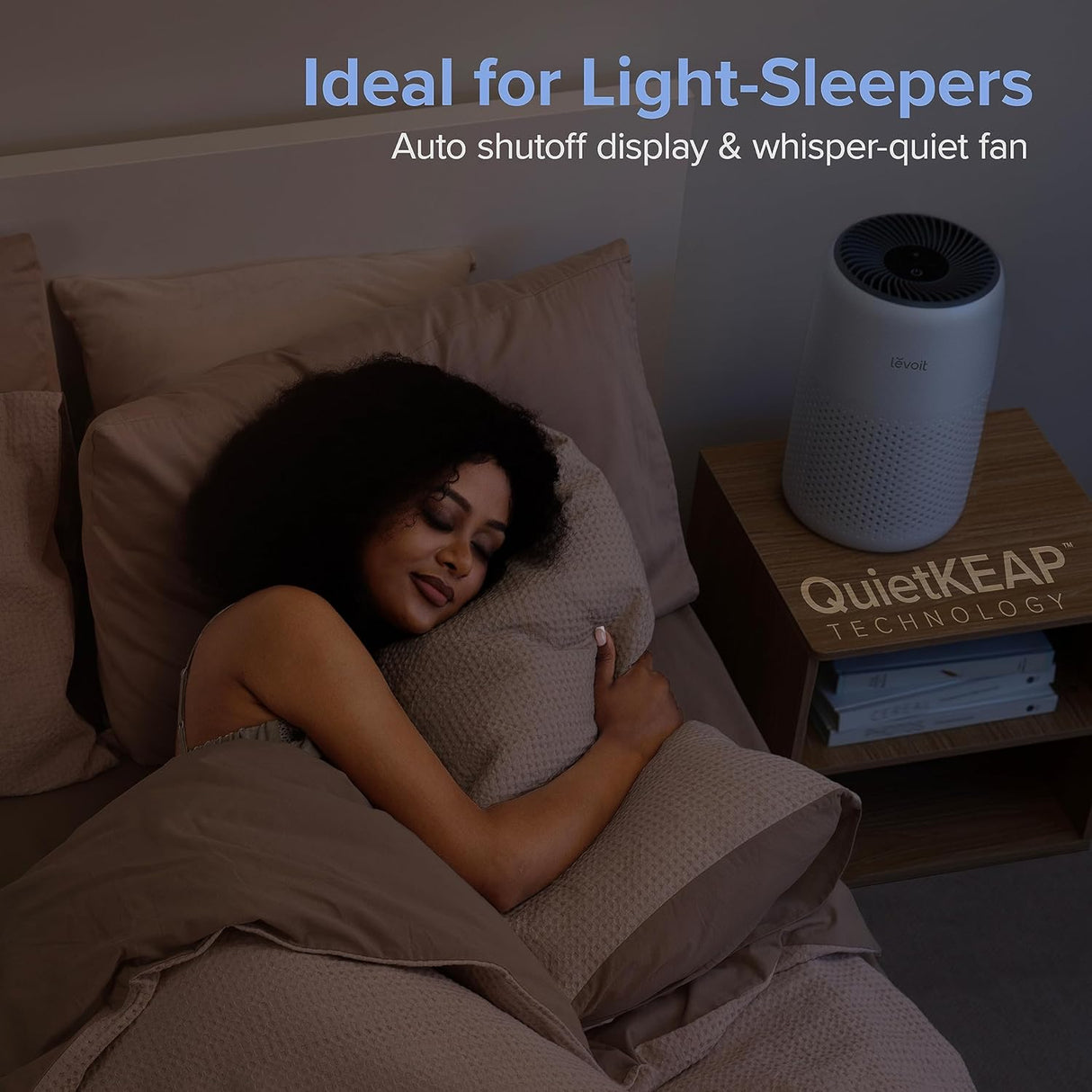 Purificadores de aire para dormitorio y casa LEVOIT