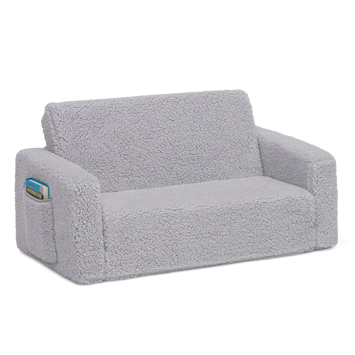 Silla convertible 2 en 1 en cama abatible para niños, Gris