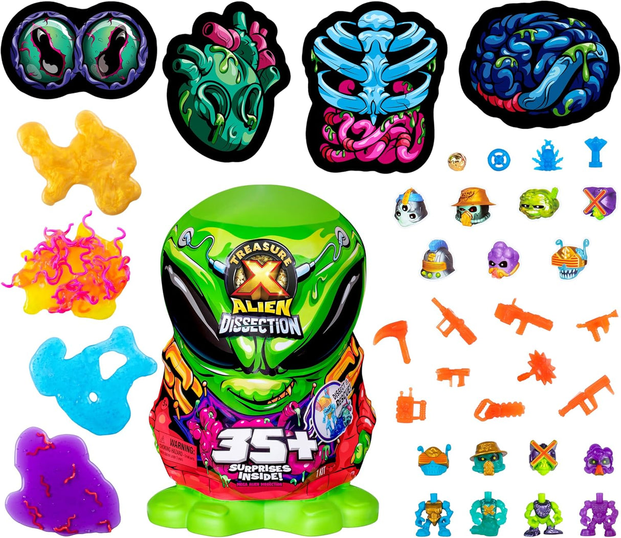 Diseción Mega Alien TREASURE X: 35 Sorprendentes Sorpresas