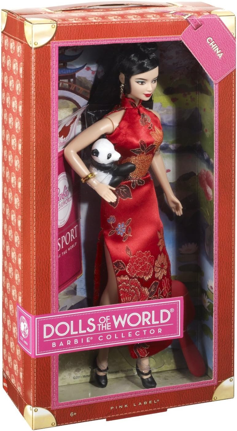 Muñeca Barbie Coleccionista Mundo China Modelo Dolls of The World