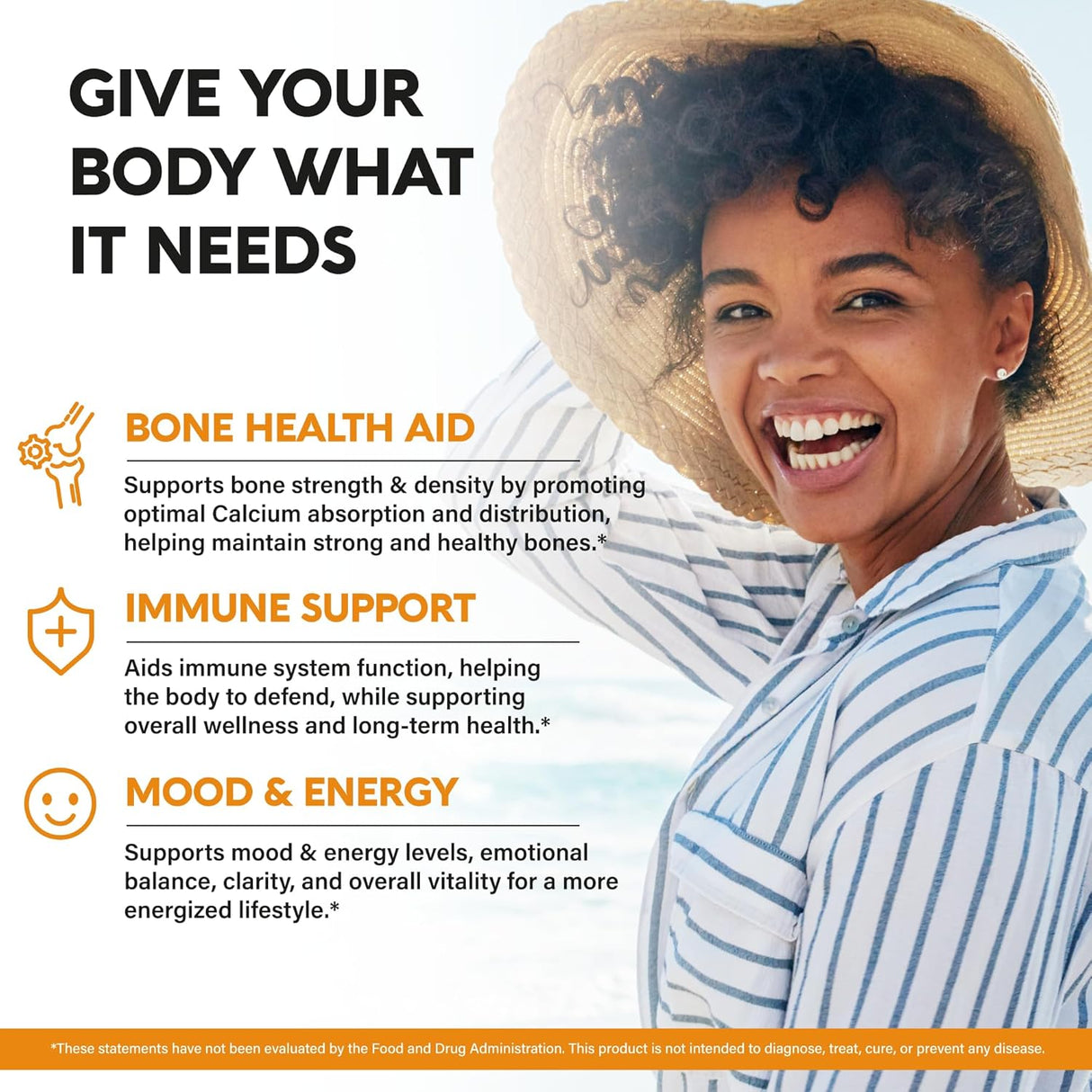 Vitamina D3 K2 120 cápsulas, soporte inmuno, huesos, USA