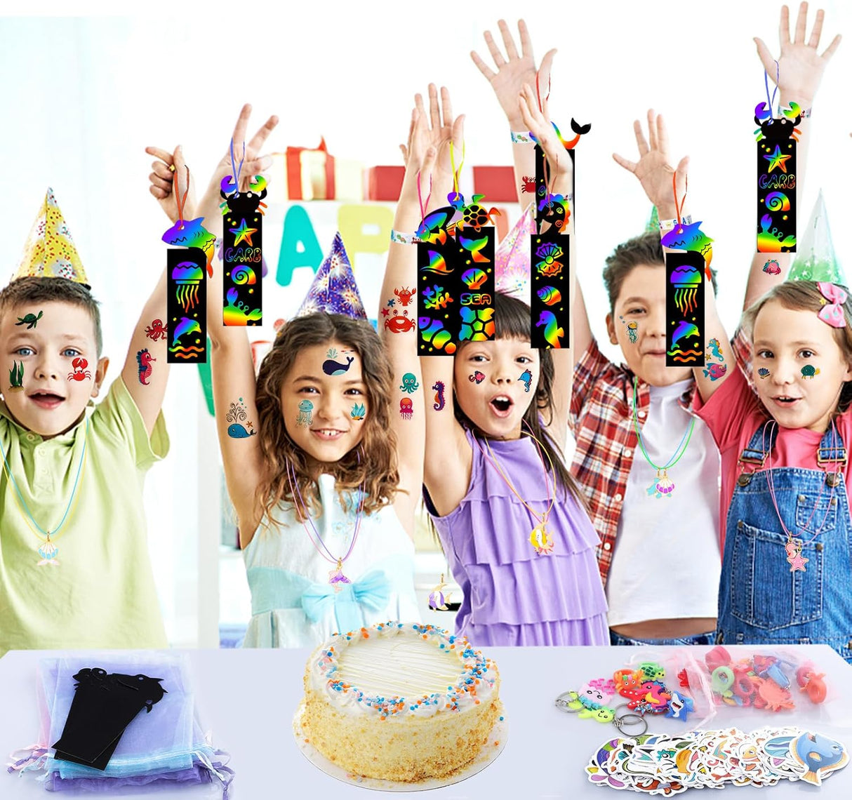 Fiesta Infantil con Animales Marinos