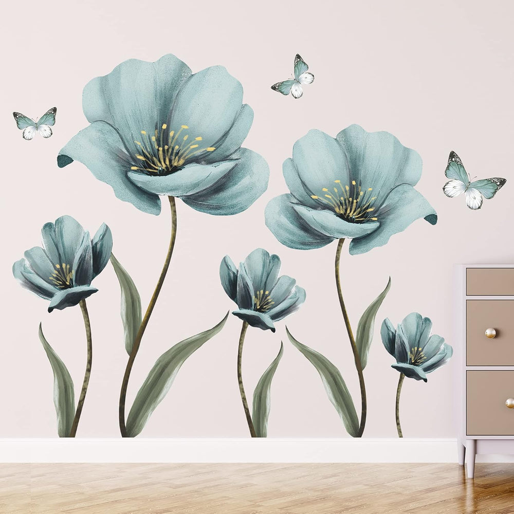 Stickers de Pared Flores y Mariposas - Decoración Creativa