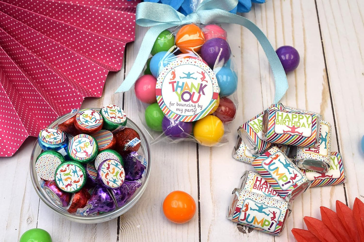 Kit de Pegatinas para Fiesta de Cumpleaños Salta y Juega