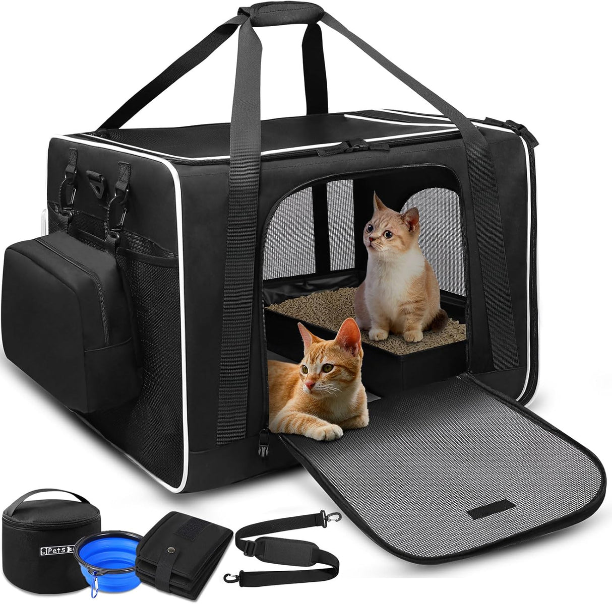 Transportín Petskd 24x17x17 para gatos y perros medianos