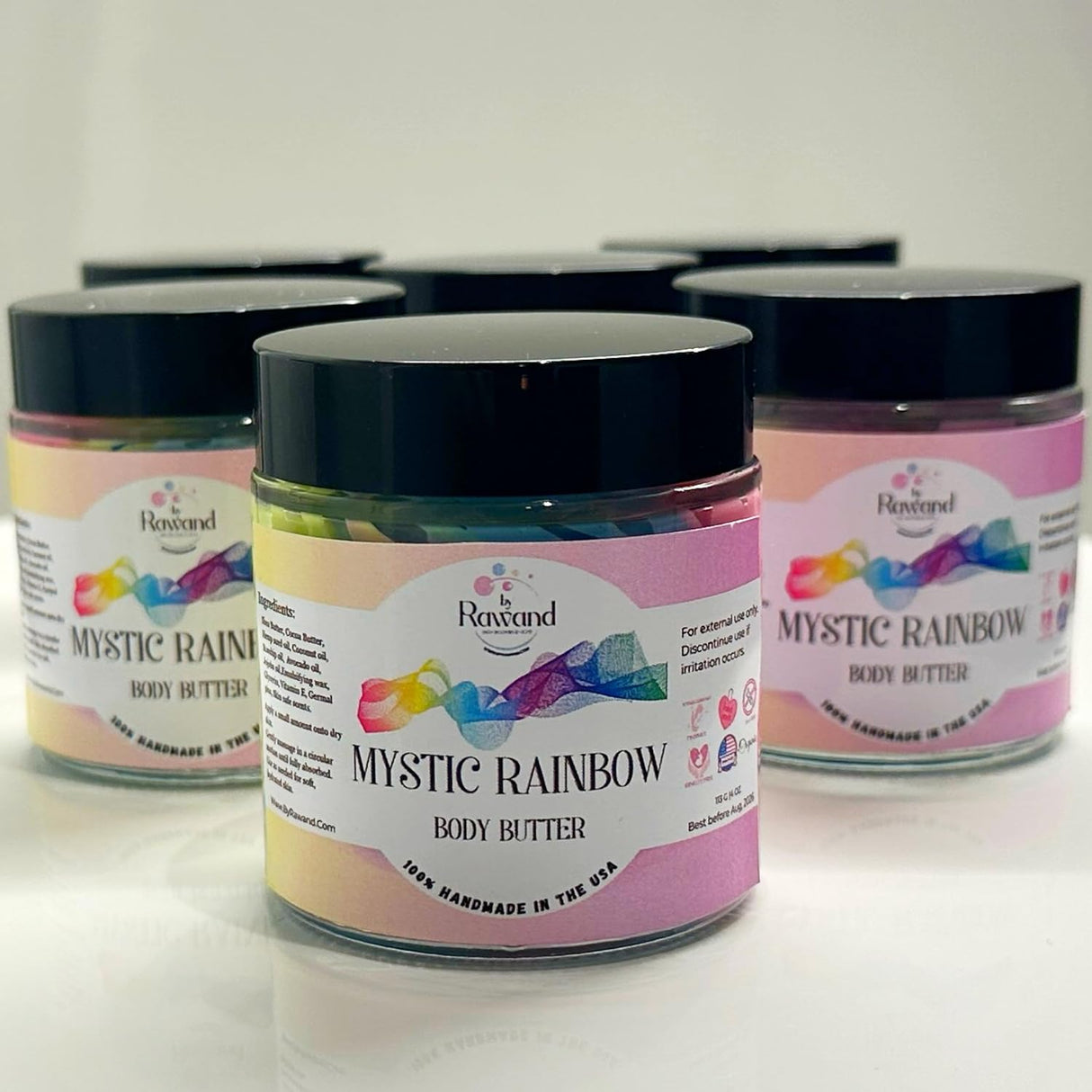 Manteca corporal lujosa y artesanal con manteca de karité y cacao