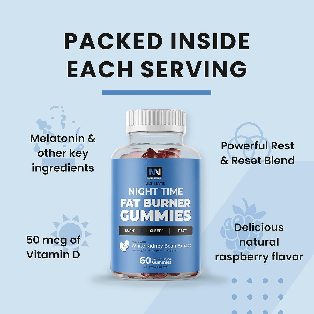 Suplemento de apoyo para perder peso y dormir Nobi Nutrition