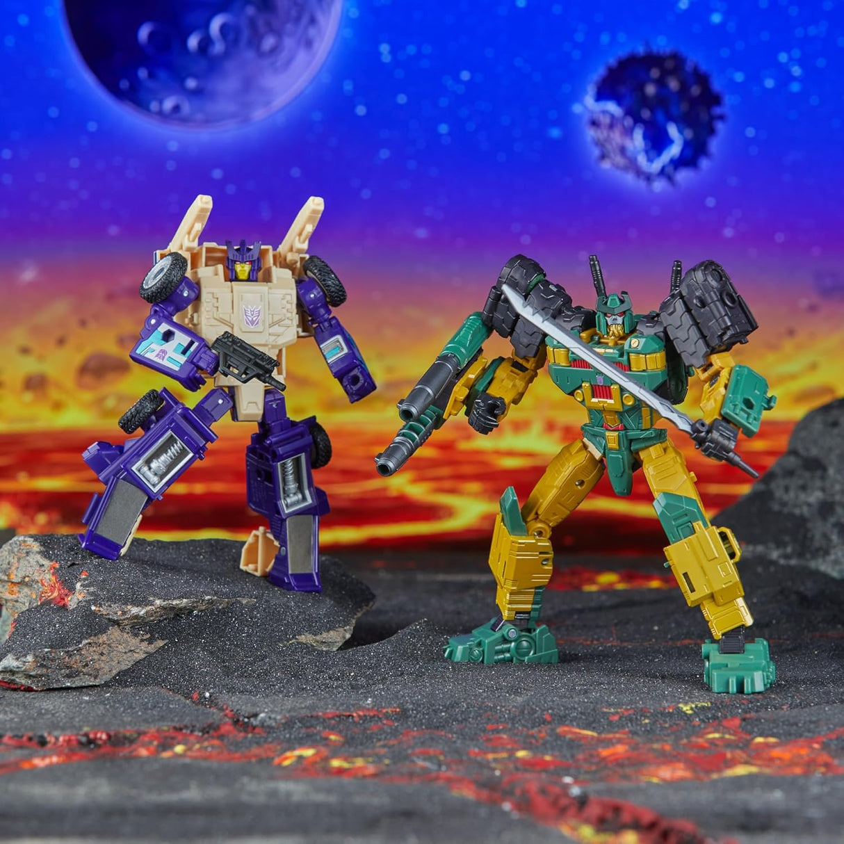 Transformers Legacy United Bludgeon y Rukus 2-Pack Exclusivo