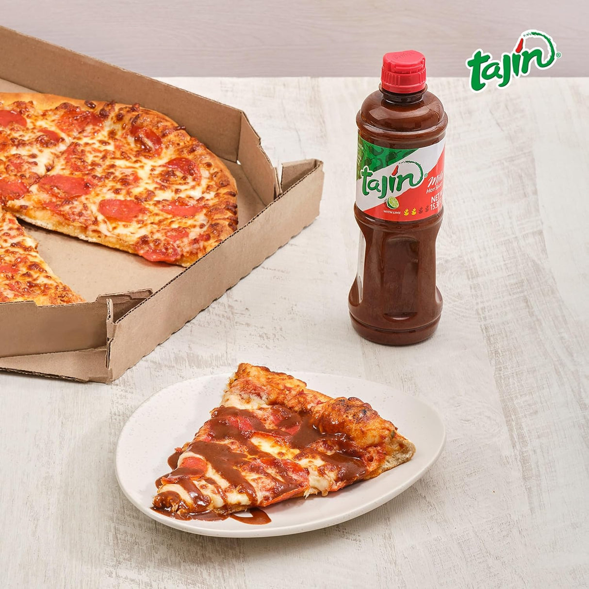 Salsa Chamoy Frutal y Salsa Picante Tajín 15.38oz Pack 2