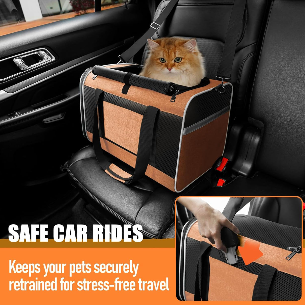 Transportín para Gatos y Perros Shih-Tzu 18x12x12 Modelo 10lbs