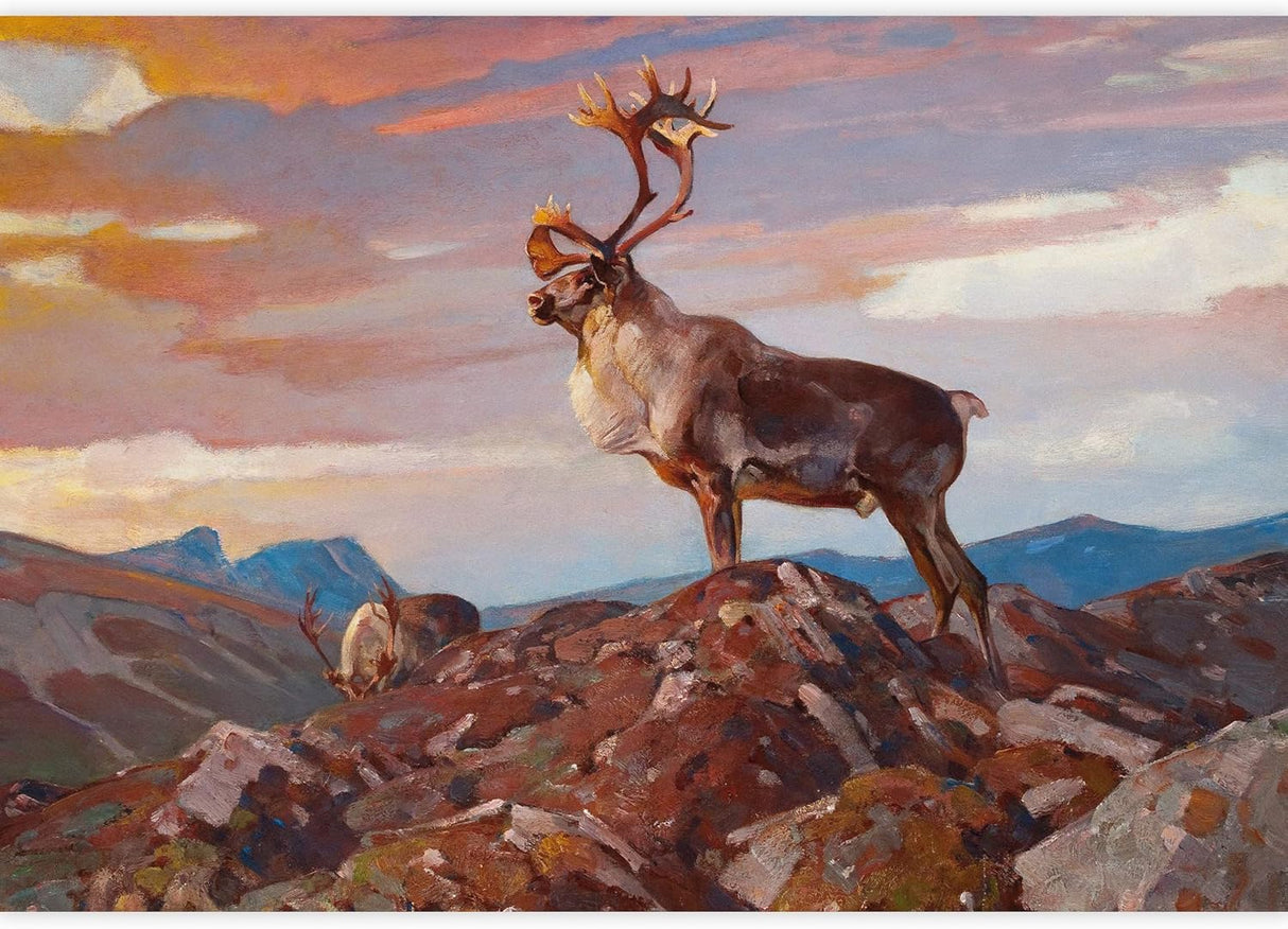 Adhesivo mural removible para pared, color pastel, atardecer